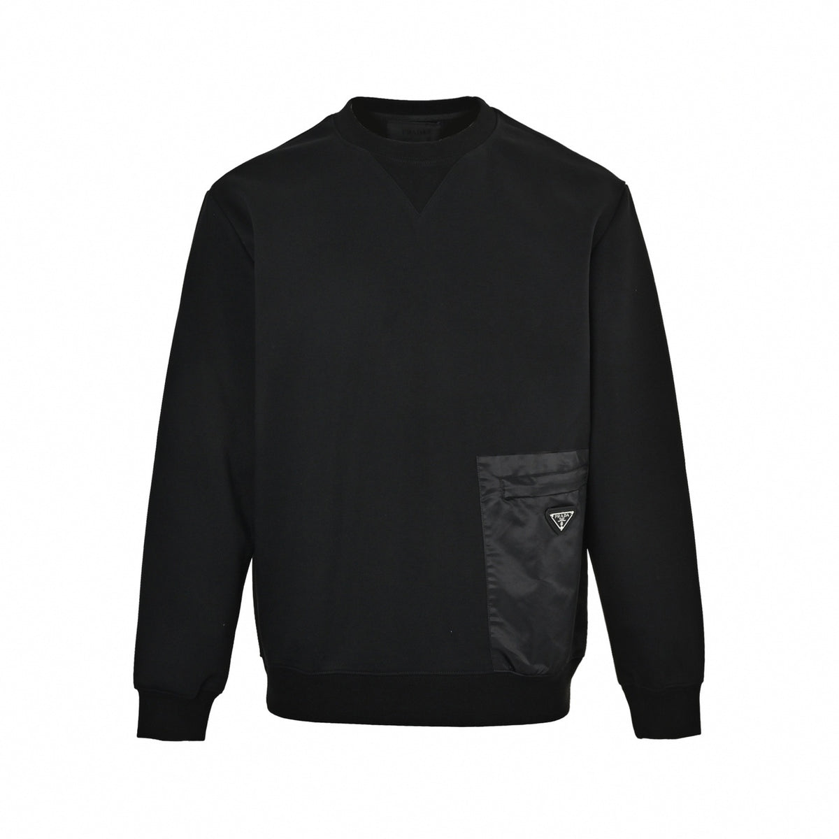 Paneled Re-Nylon Utility Crewneck