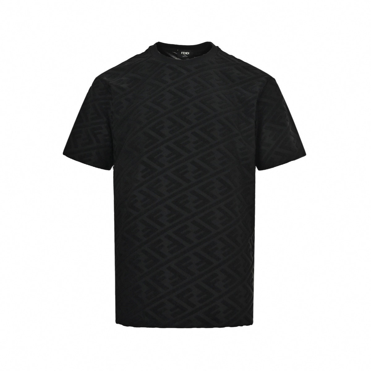 FF Jacquard Sponge T-Shirt - Black