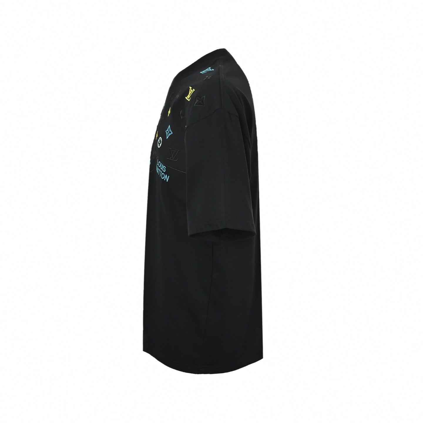 Embroidered Pastel Monogram Tee