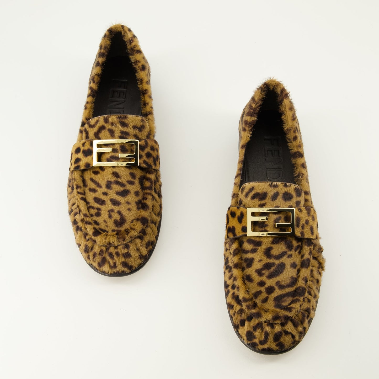 Leopard Print Baguette Loafers