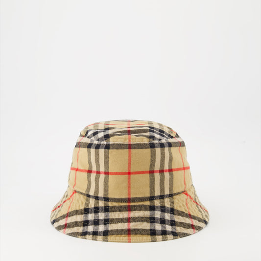 Checked Bucket Hat