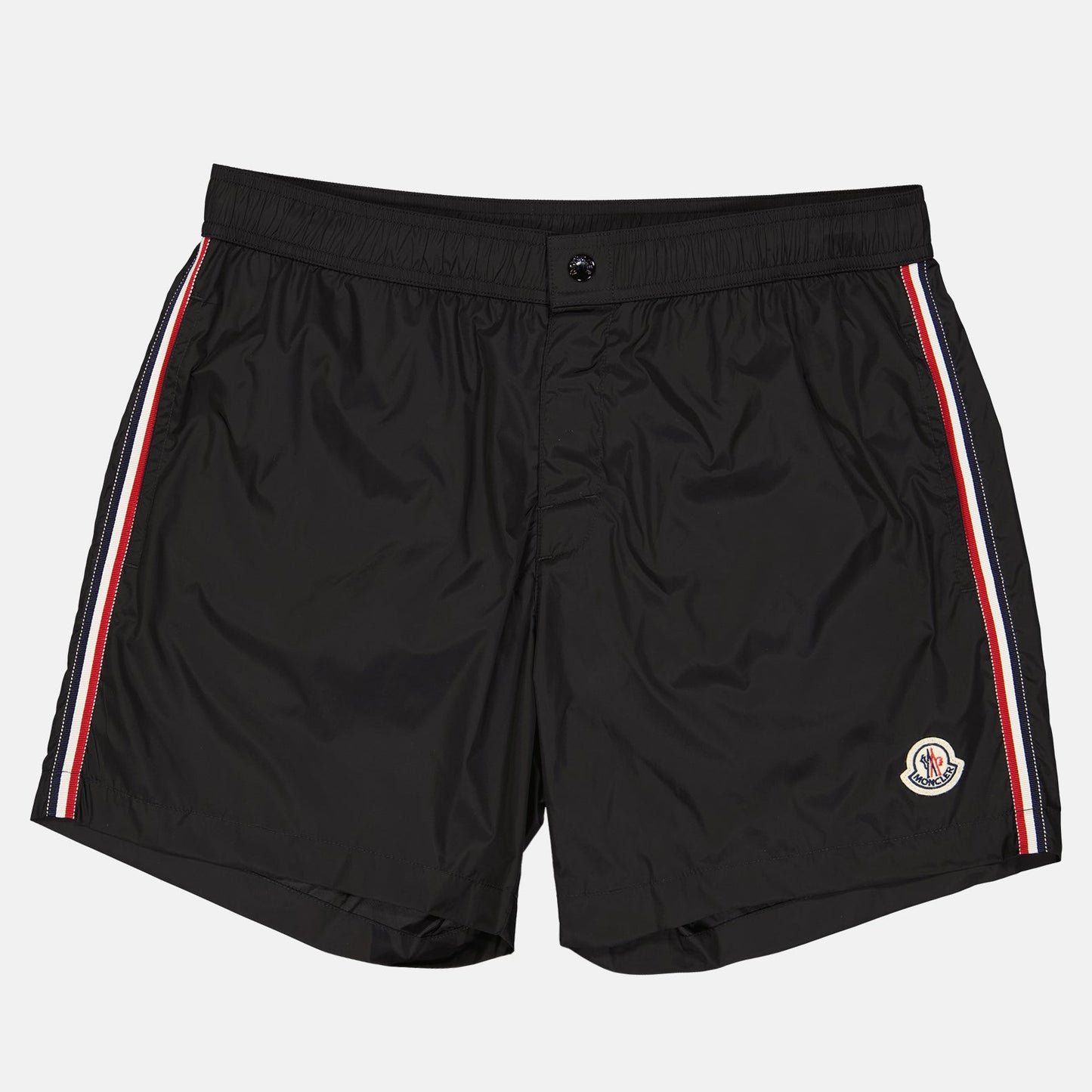 Tricolor Piped Swim Shorts