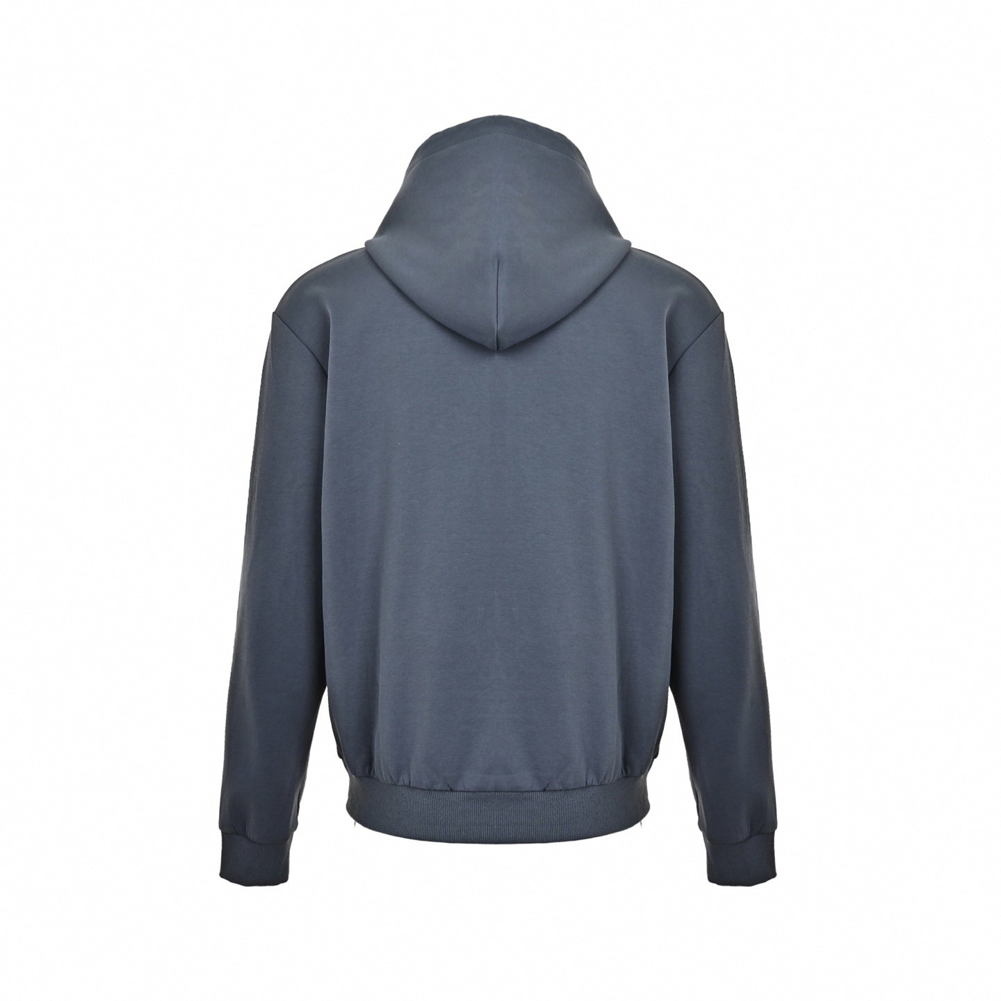 Marque Déposée Zip-Up Hoodie - Slate Blue