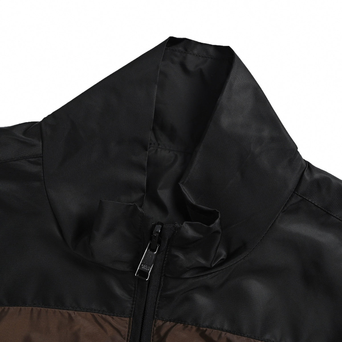 Reversible Colorblock Zip Windbreaker Jacket