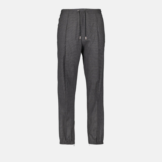 Wool jogging pants