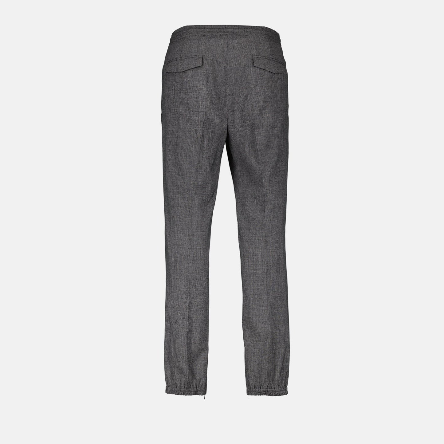 Wool jogging pants