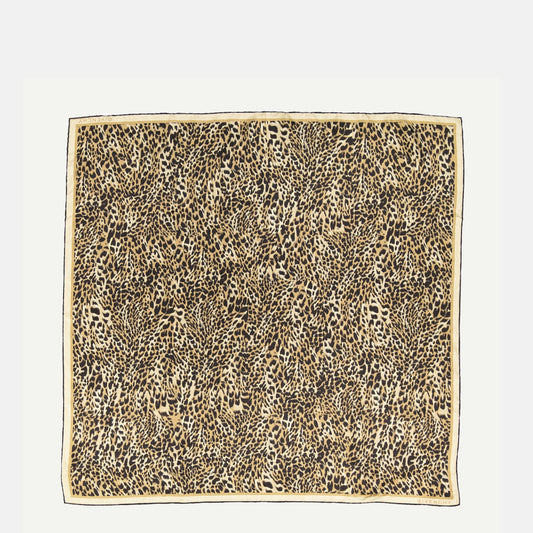 Leopard Silk Scarf