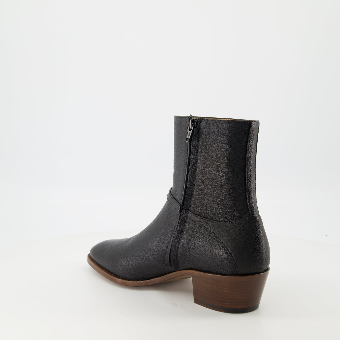 Pat Leather Ankle Boots