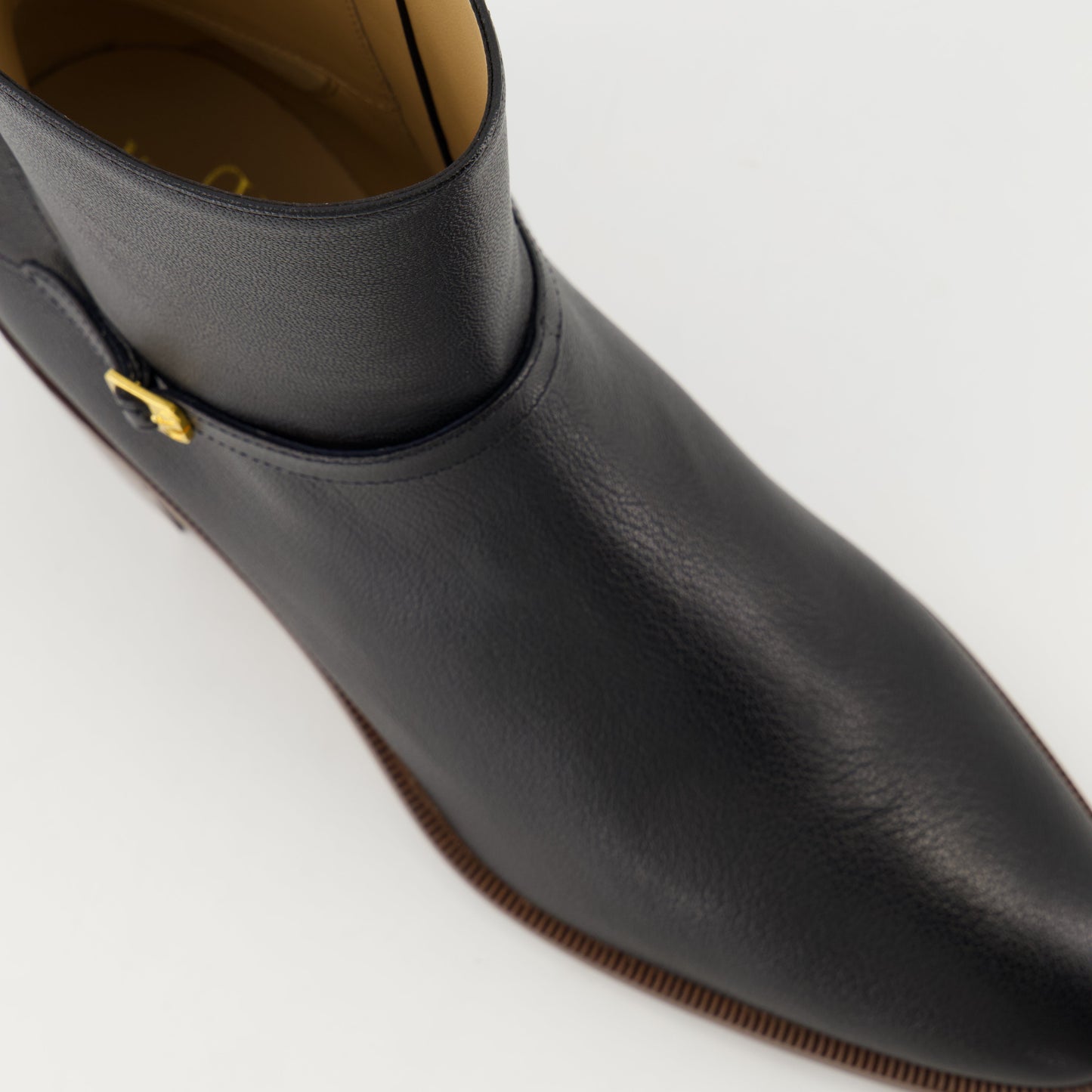 Pat Leather Ankle Boots