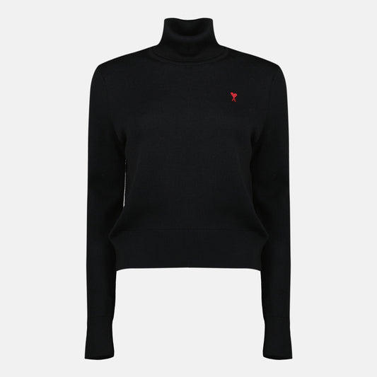 Ami de coeur turtleneck sweater