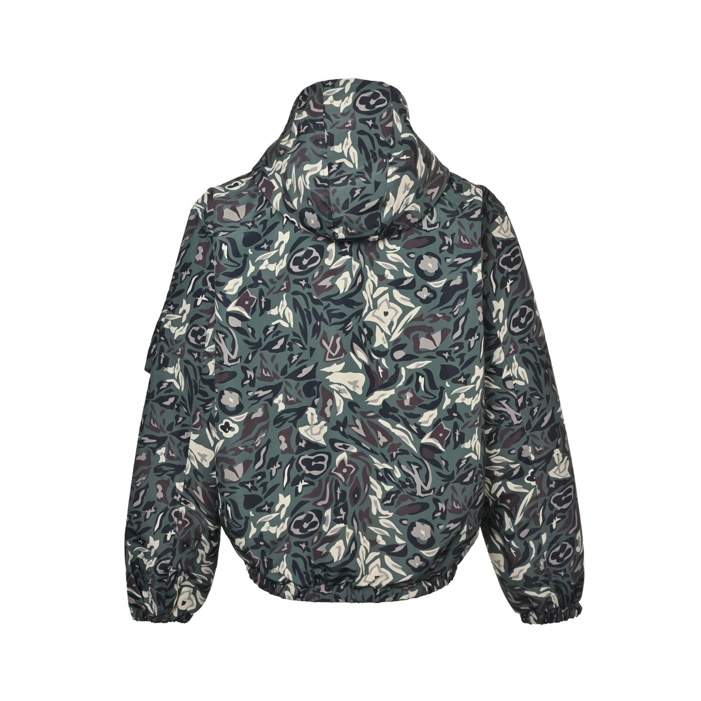 Reversible Monogram Camo Windbreaker