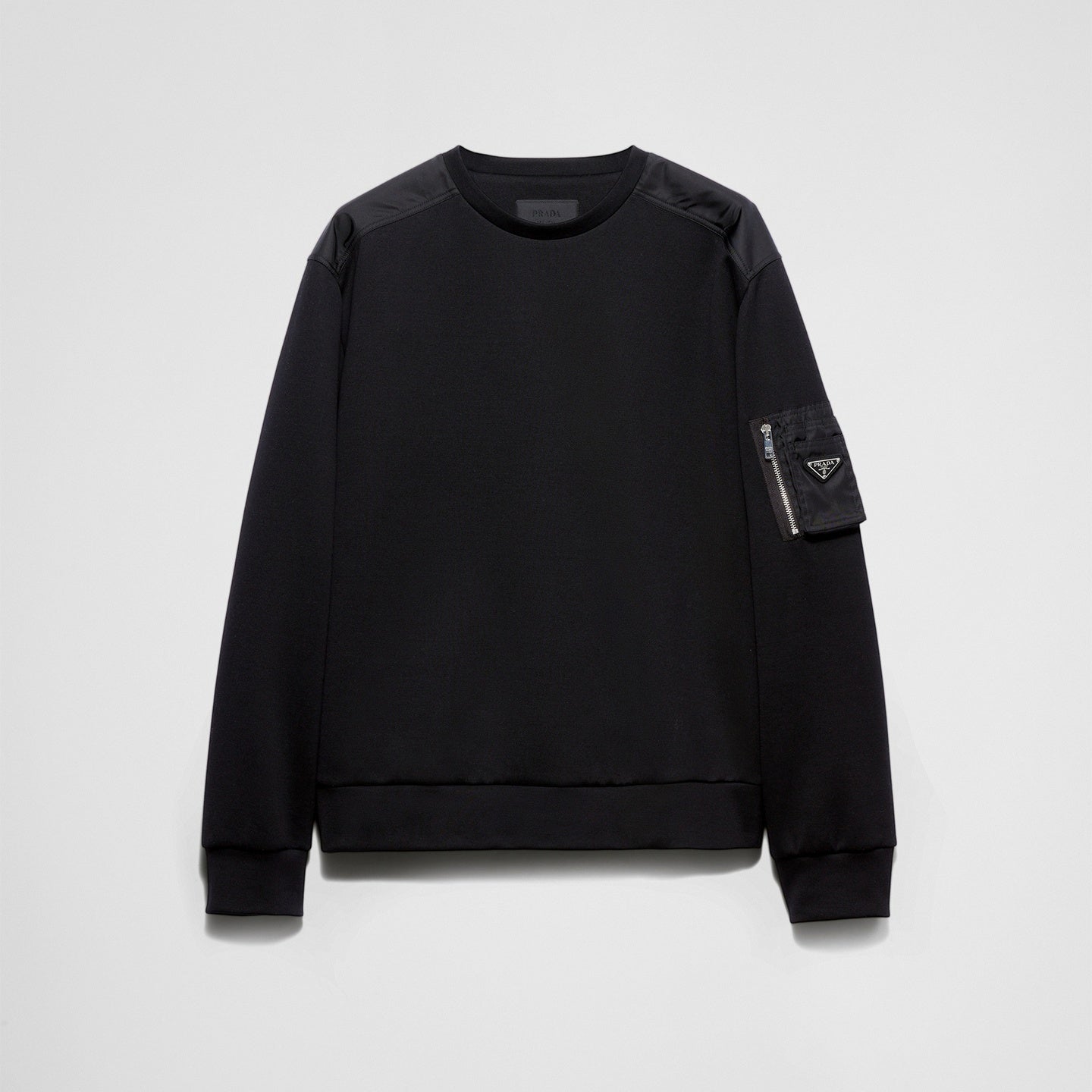 Re-Nylon Hybrid Sweatshirt