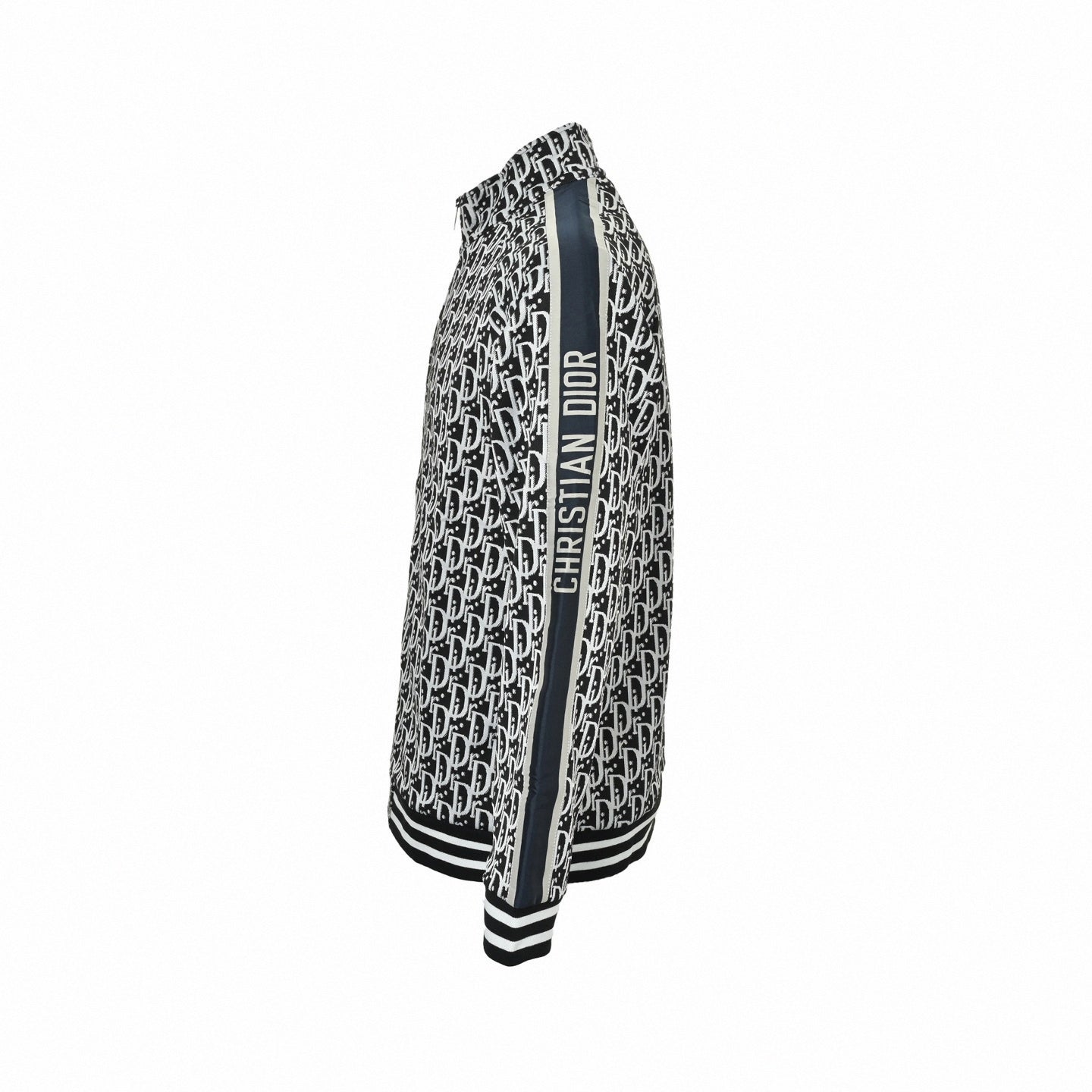 Oblique Jacquard Tracksuit Set | Black & White