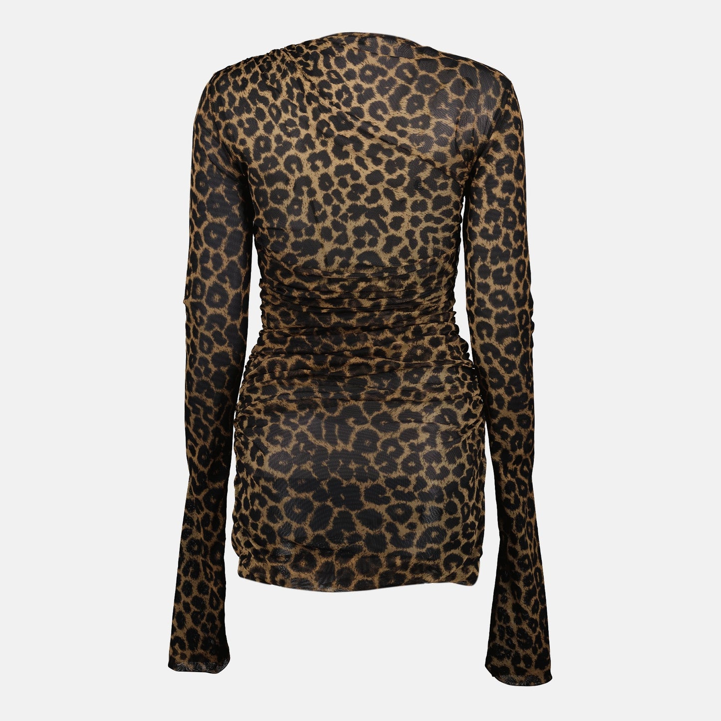 Leopard Tulle Short Dress