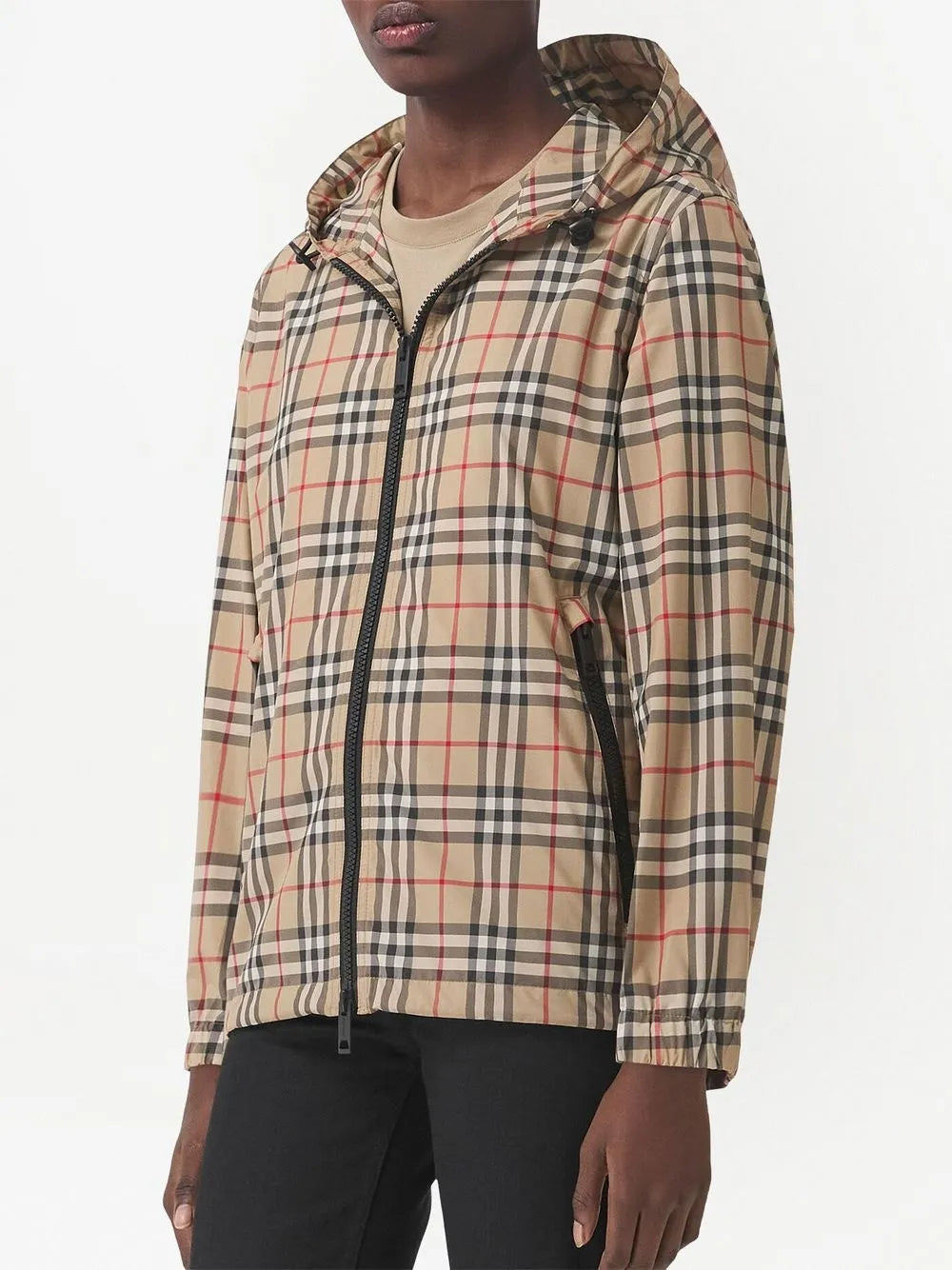 Checked Windbreaker