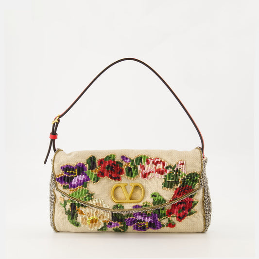 Embroidered Vain Bag