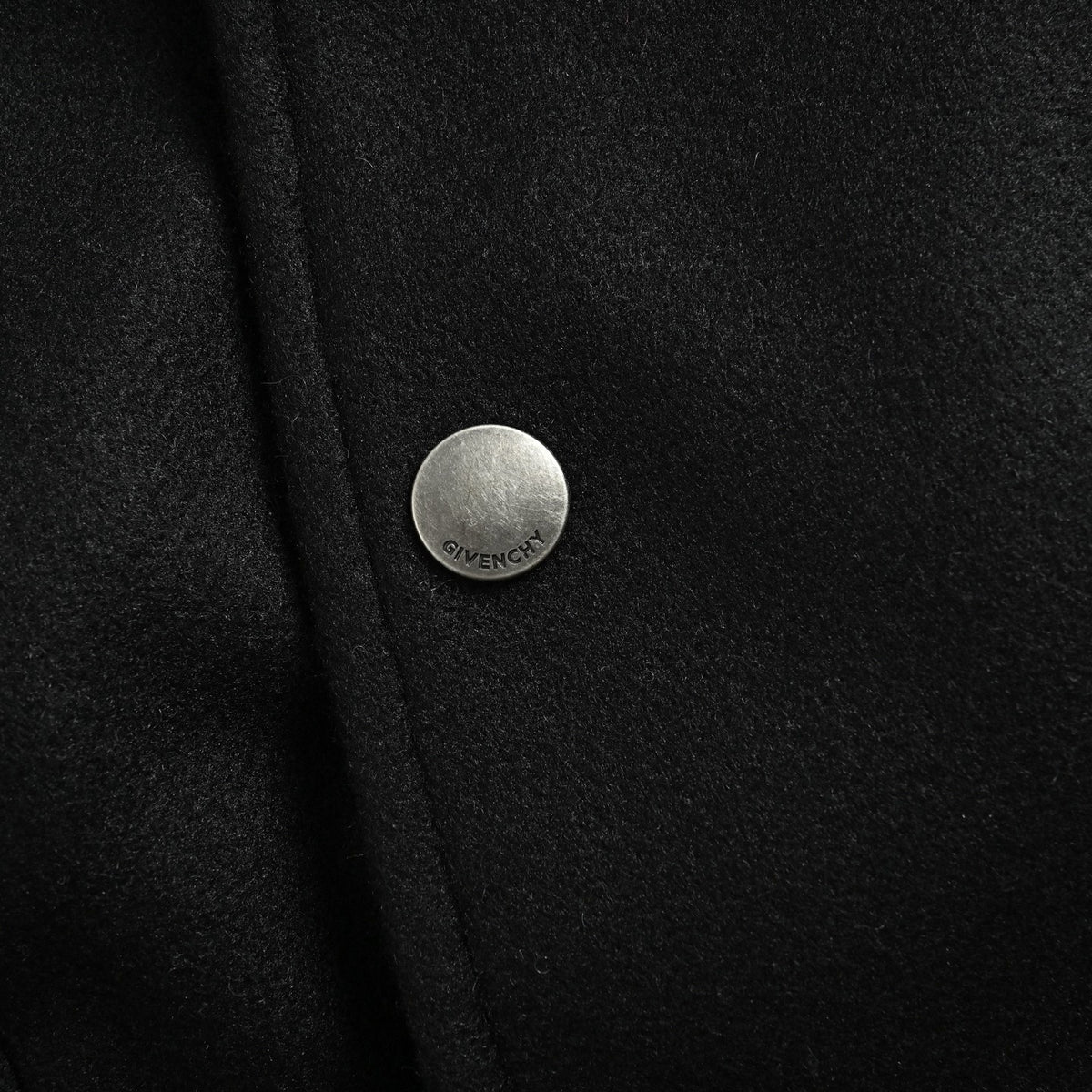 Logo Leather-Sleeved Varsity Jacket in Black & White