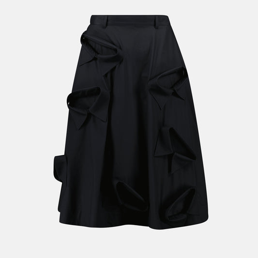 Black Collar Skirt