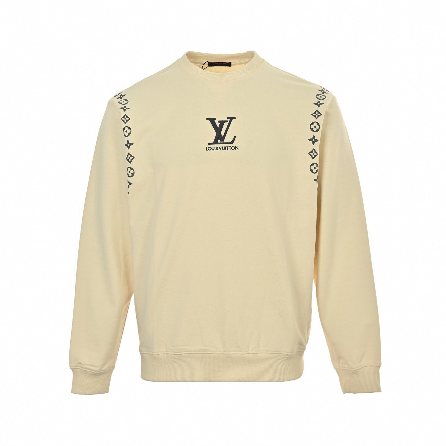 Louis Vuitton トレーナー クリーム色 Embroidered Monogram Sleeve Sweatshirt | Cream – HauteRoma