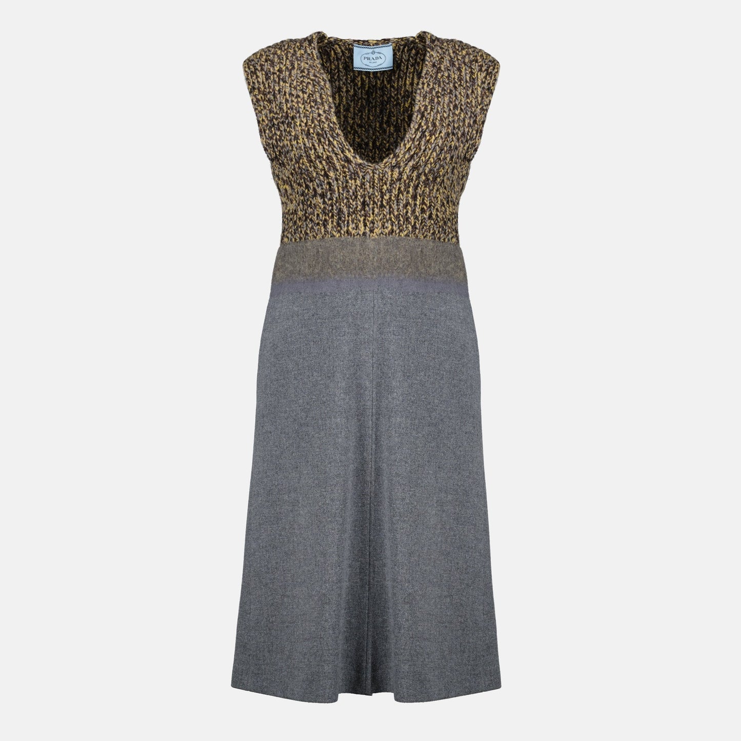 Gray Wool Dress