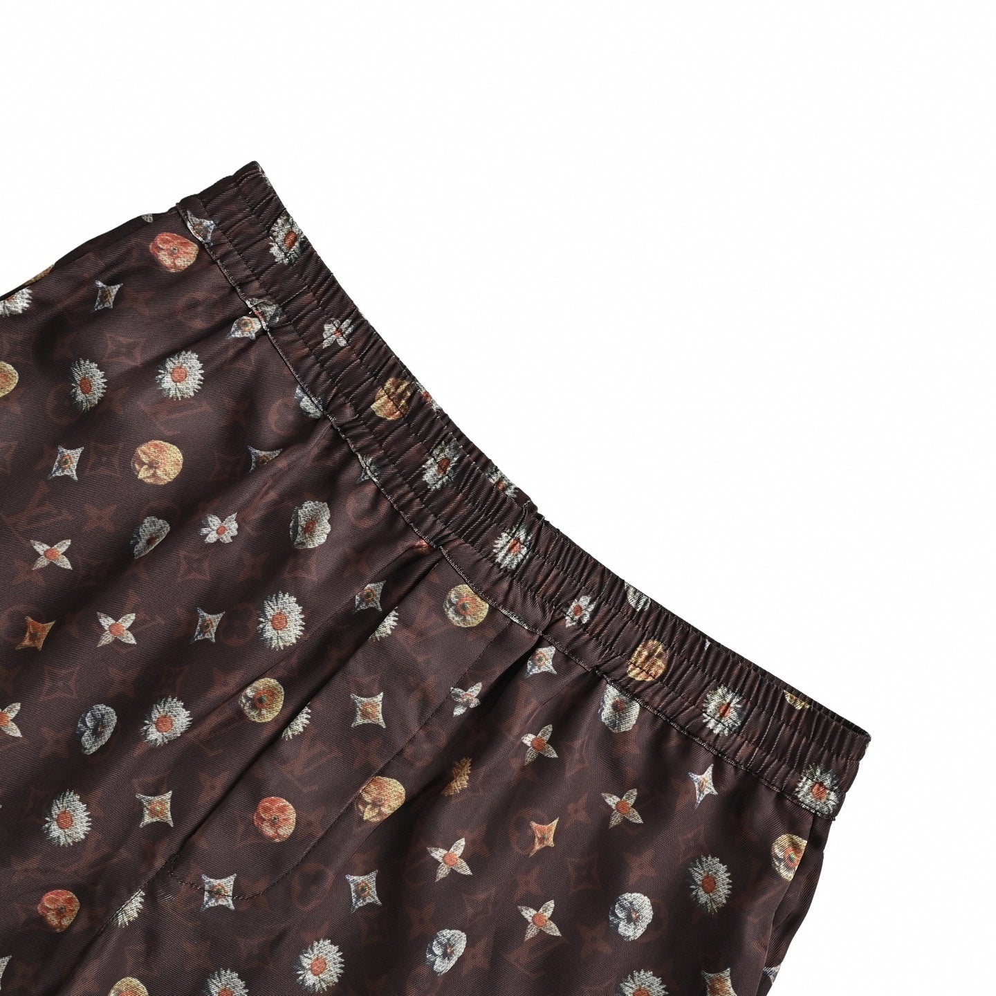 Floral Monogram Athletic Shorts