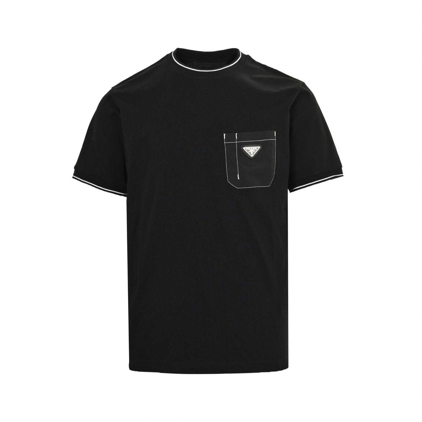 Contrast Stitch Pocket T-Shirt