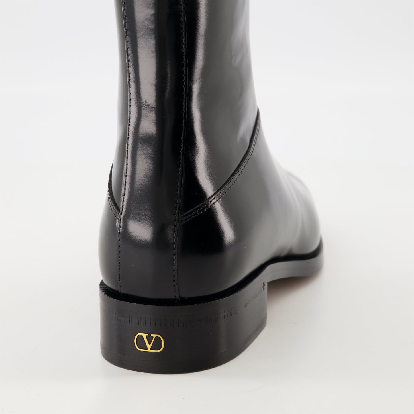 Pat Leather Ankle Boots