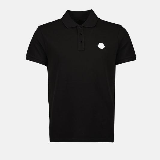 Black Short Sleeve Polo