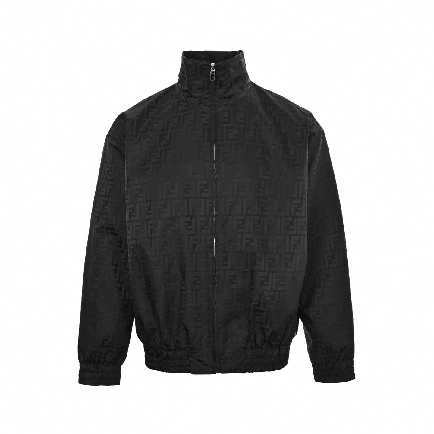 Tonal FF Monogram Zip Track Jacket | Black