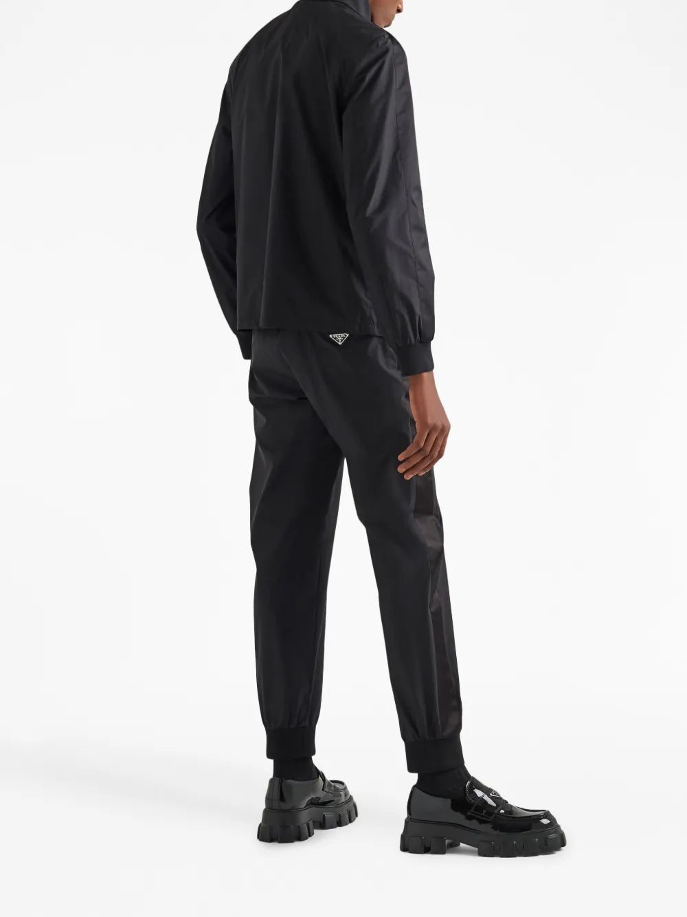 Silk and Nylon Jogging Pants