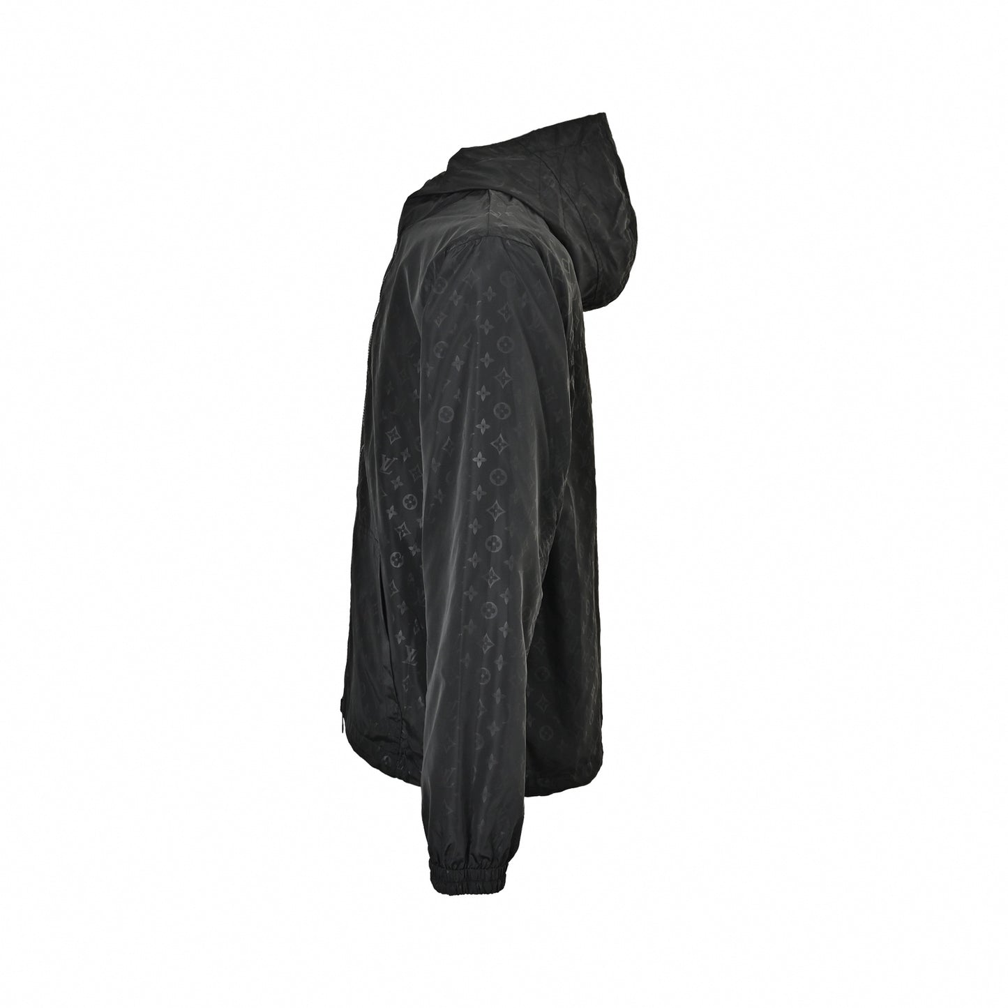 Reversible Shadow Monogram Windbreaker Black