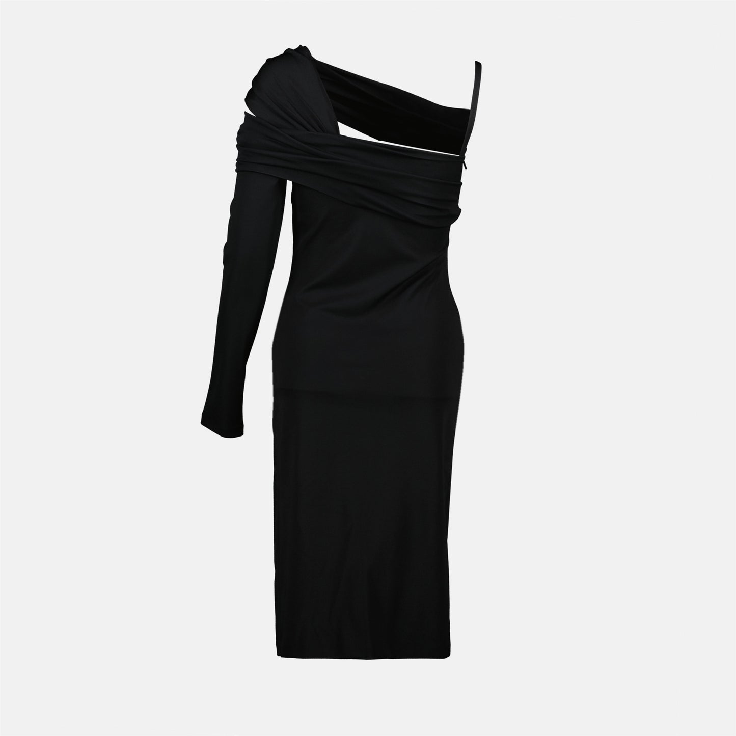 Black Asymmetrical Dress