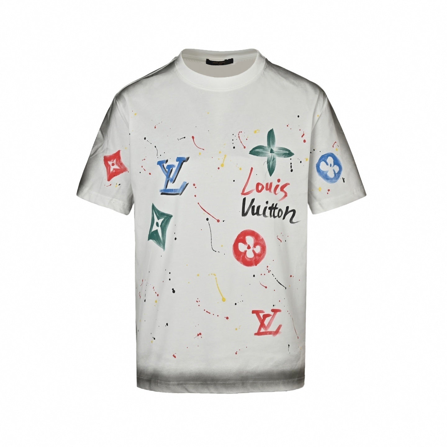 Spray Monogram Cotton T-Shirt