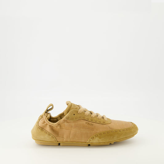 Fendi Fit Brown Sneakers