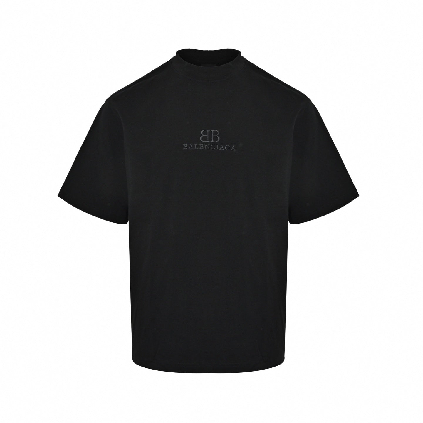 Tonal Embroidered Logo T-Shirt | Black