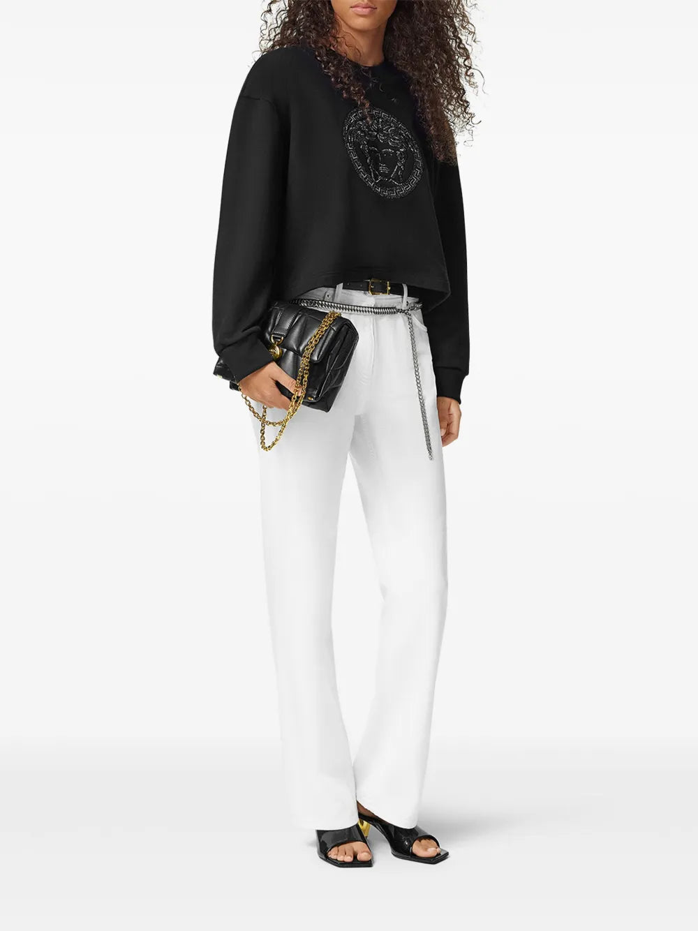 Medusa Rhinestone Sweatshirt