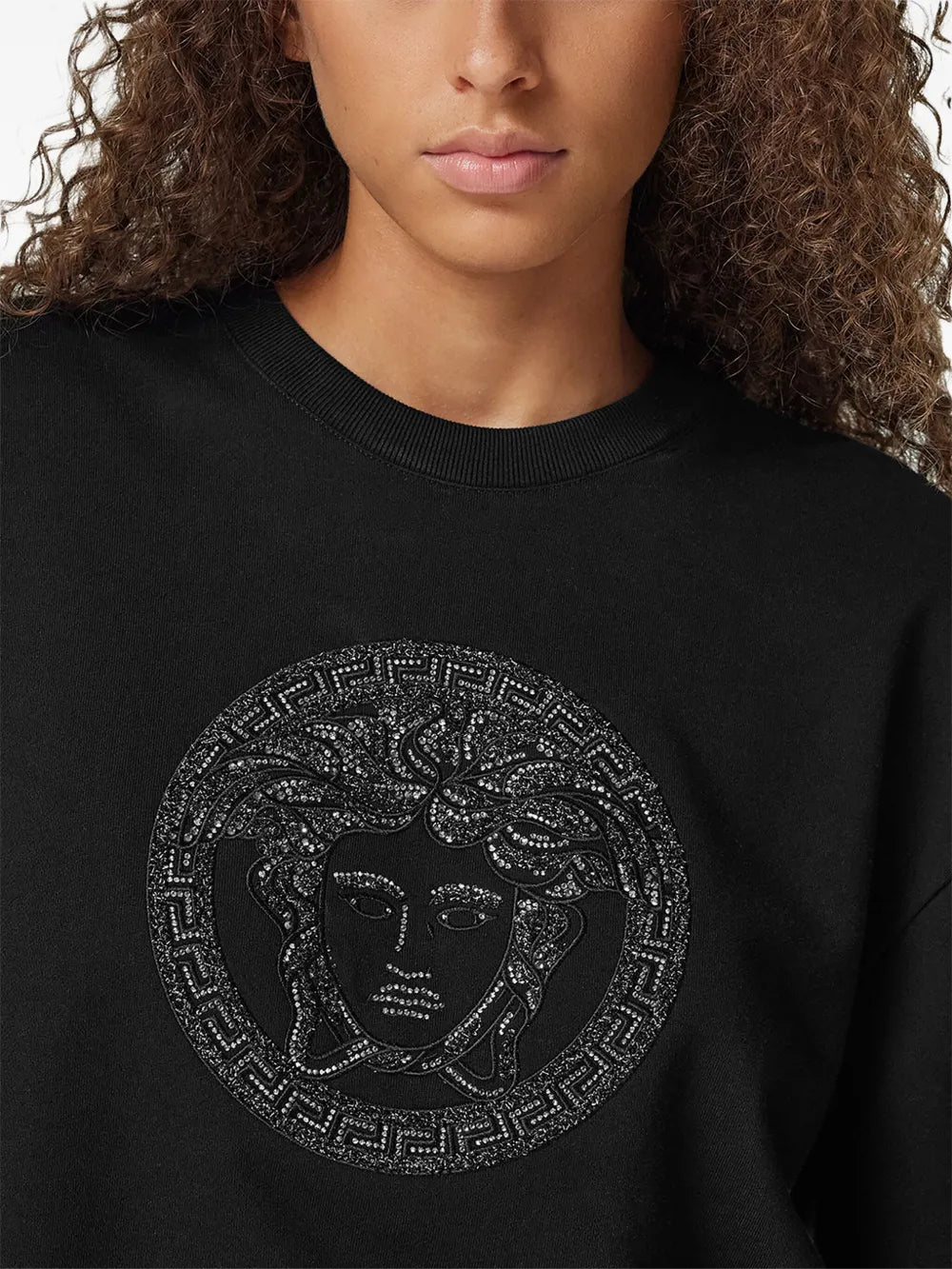 Medusa Rhinestone Sweatshirt
