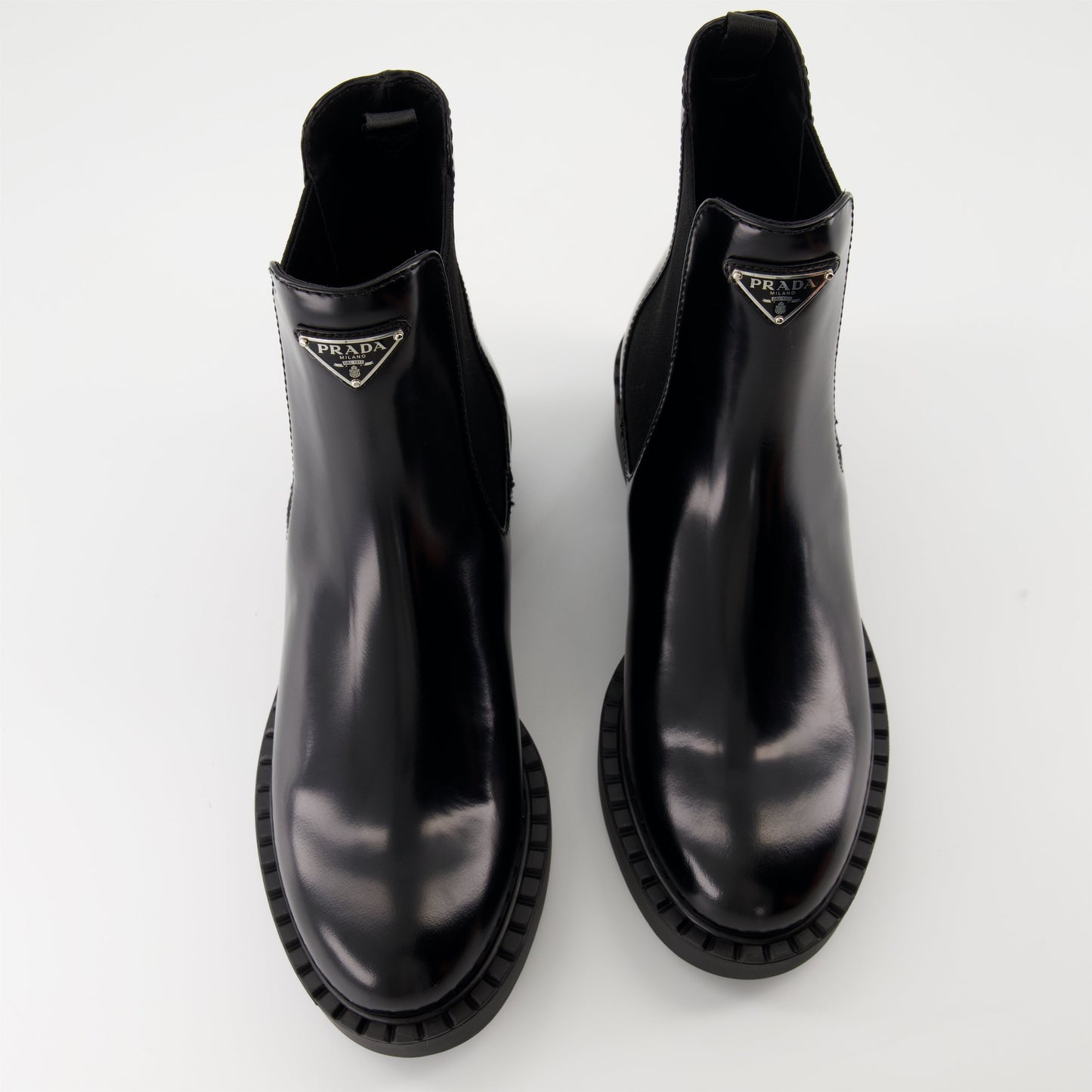 Patent Leather Ankle Boots
