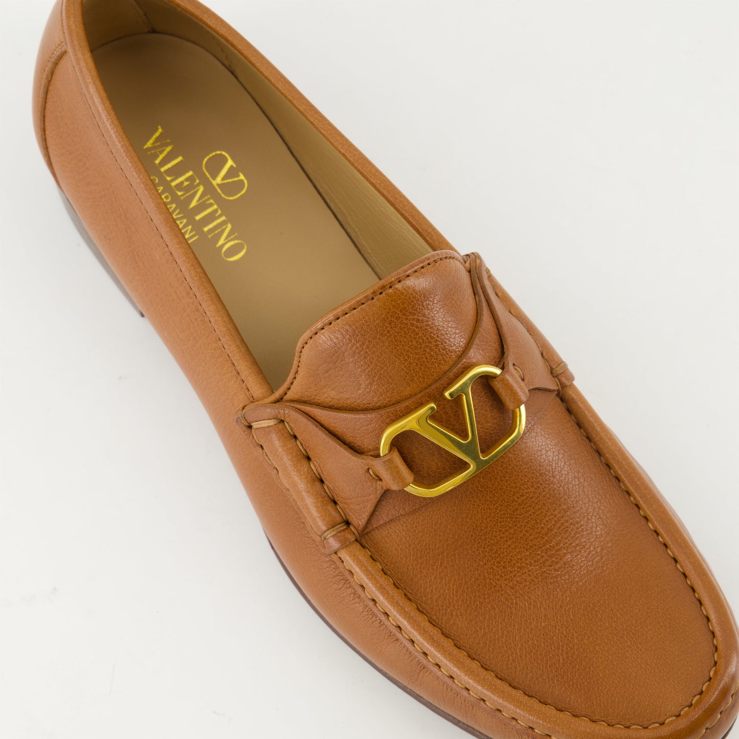 VLogo Brown Loafers