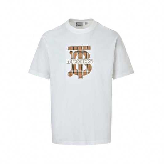 Vintage Check TB Monogram T-Shirt | White