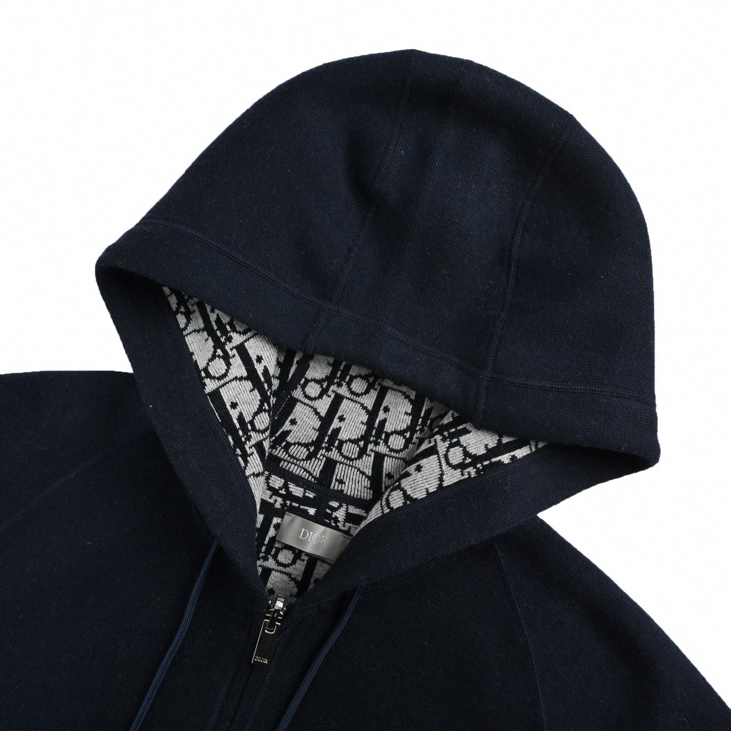 Reversible Two-Way Zip Oblique Hoodie