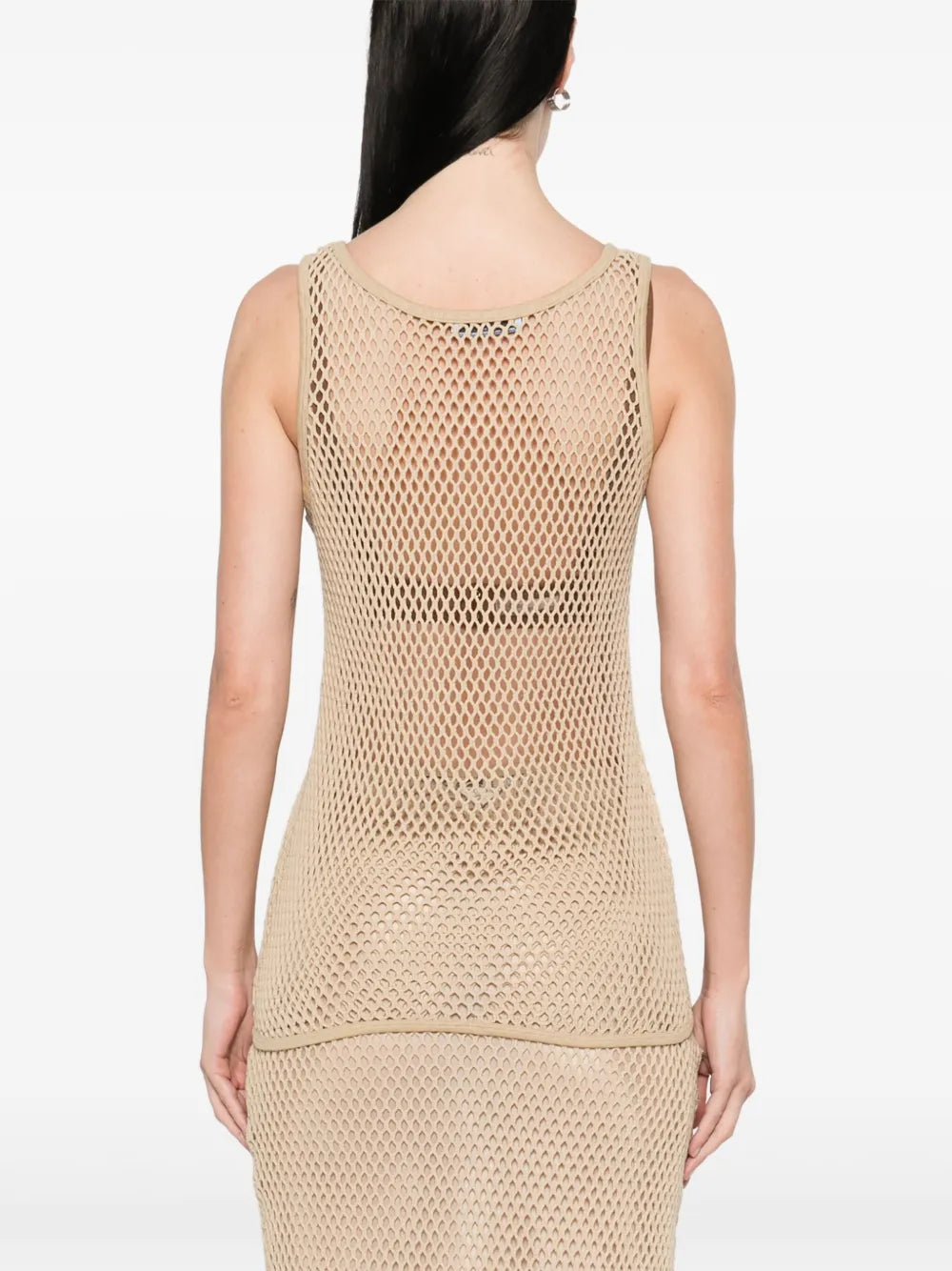 Cotton Mesh Tank Top