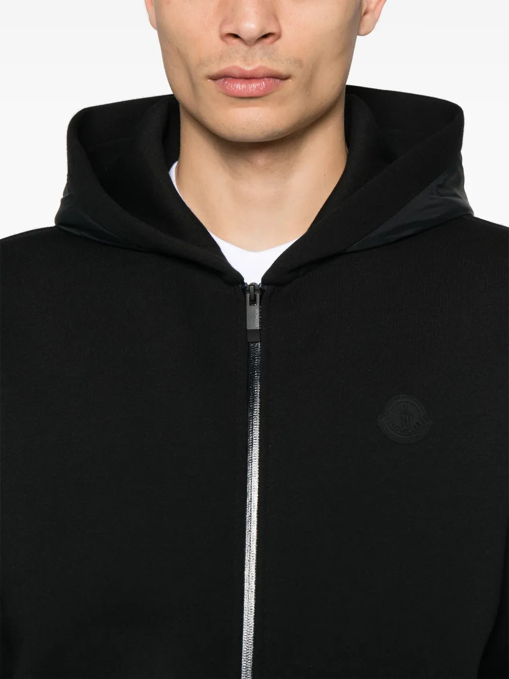 Zip-Up Neoprene Sweatshirt