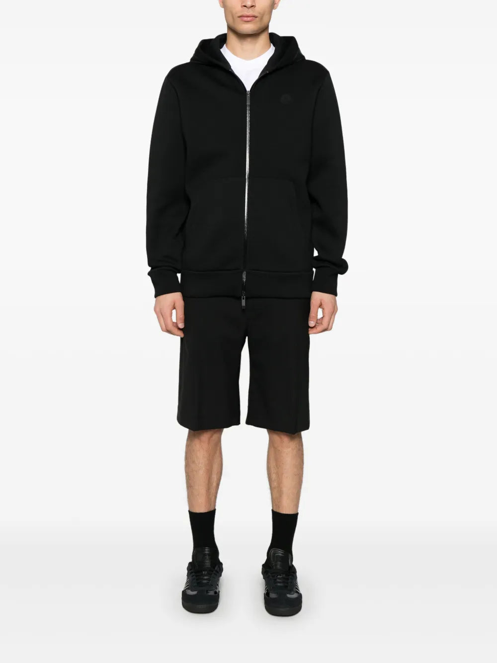Zip-Up Neoprene Sweatshirt