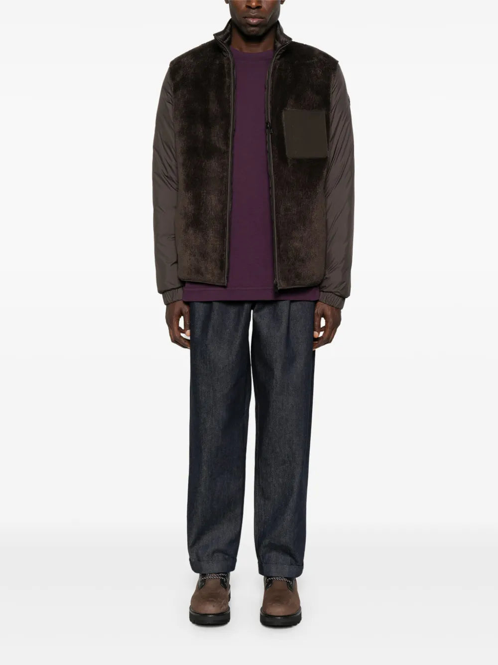 Leather Logo T-Shirt