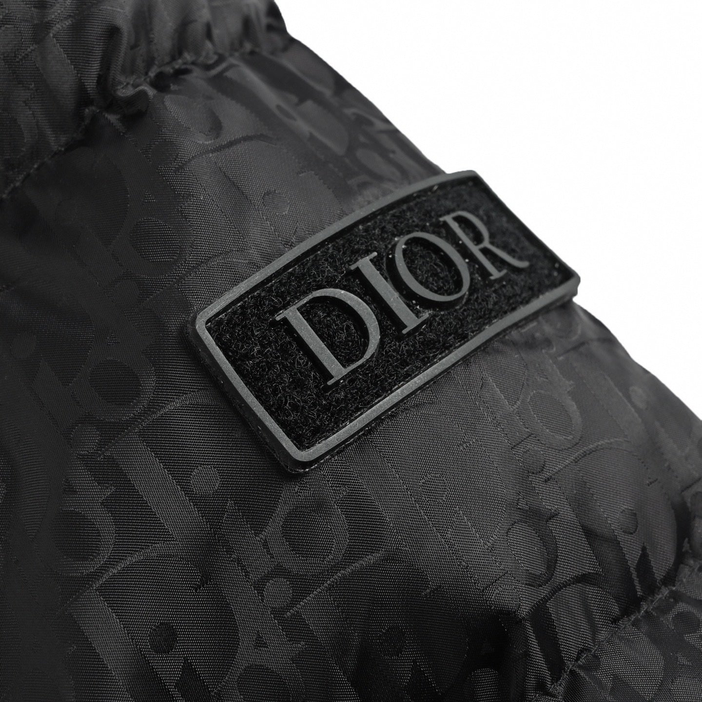 Oblique Tonal Jacquard Puffer