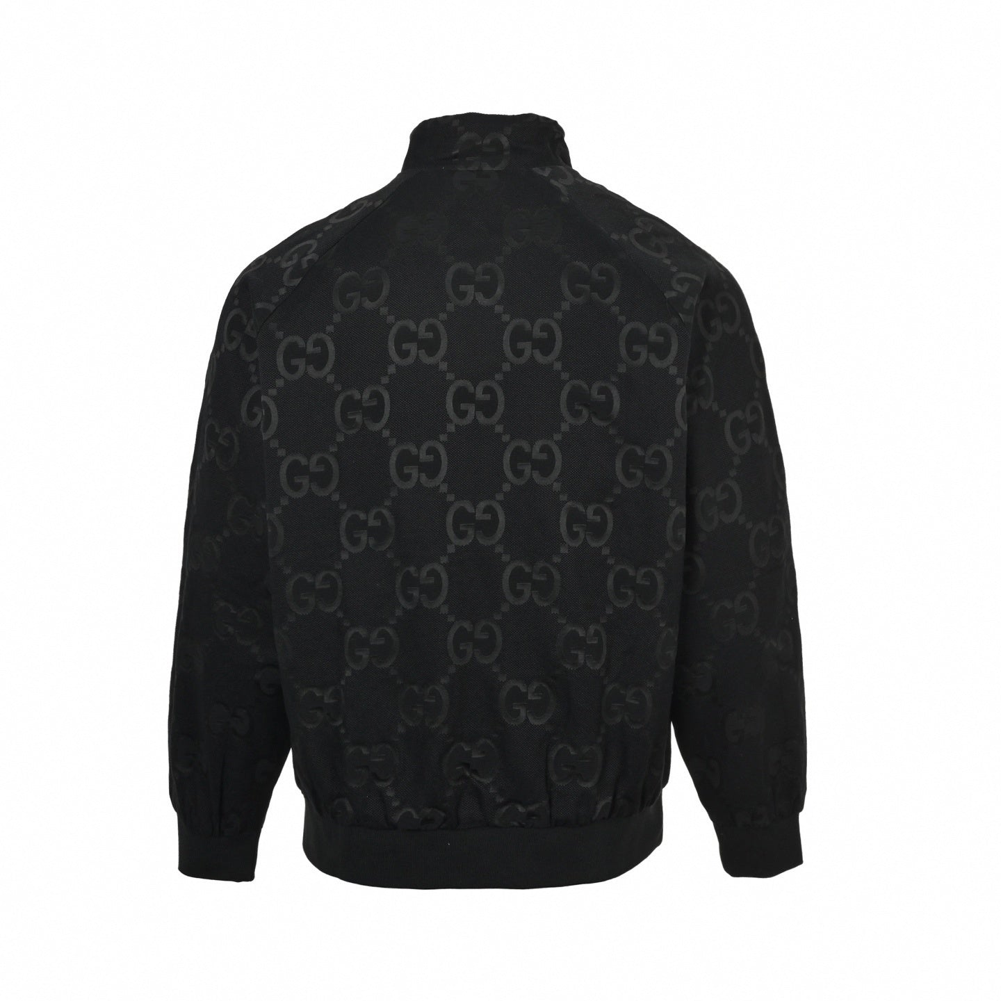 GG Monogram Jacquard Cotton Jacket | Black