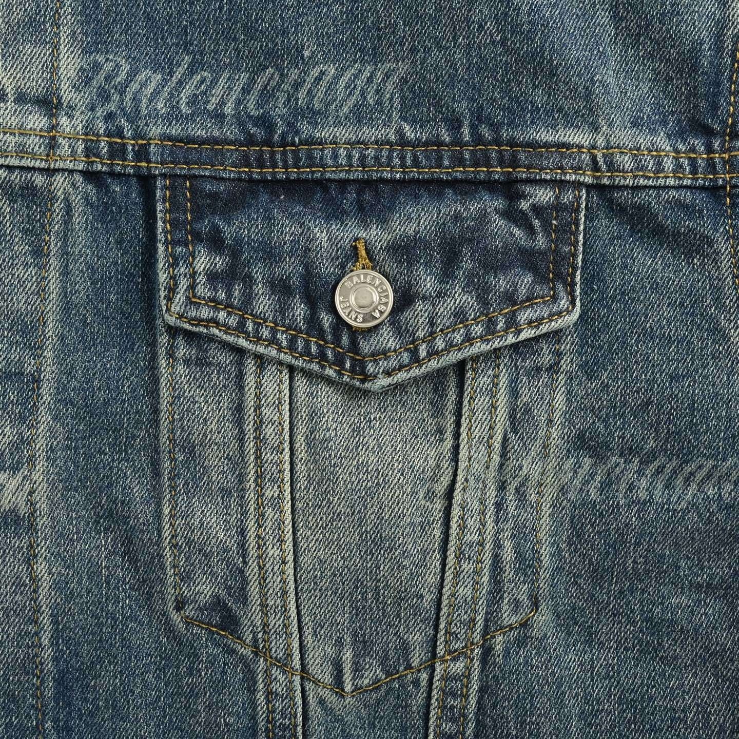 Script Logo Denim Jacket