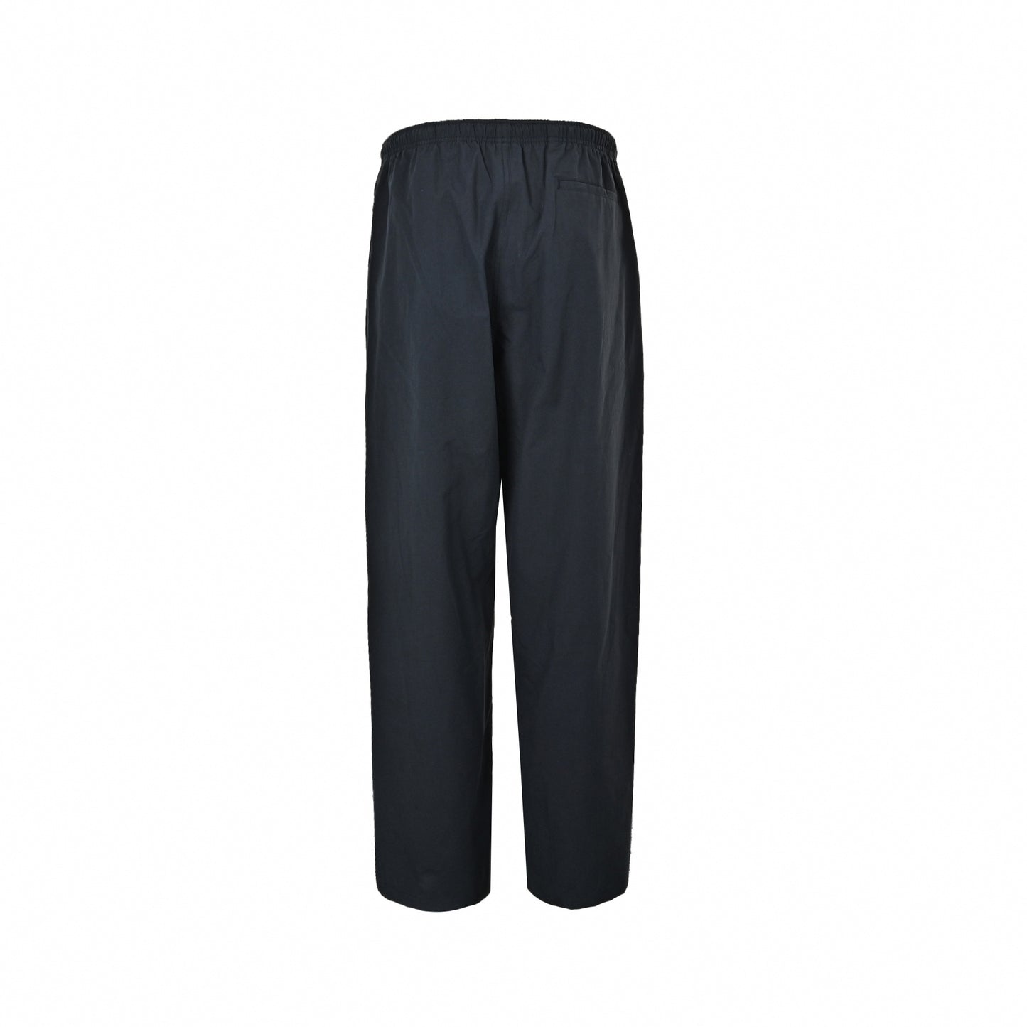 Cotton Twill Elasticated Trousers - Navy Blue