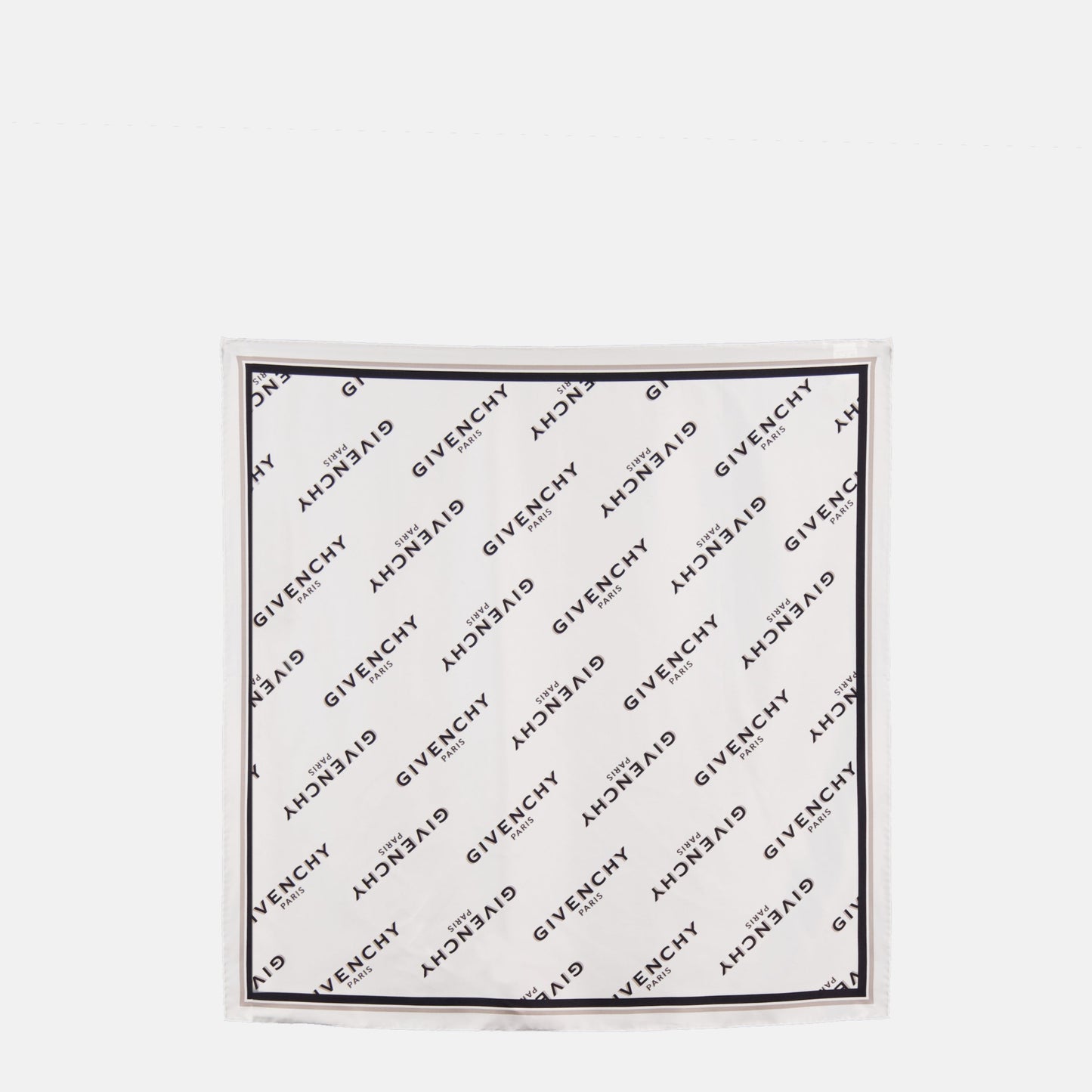 White Shadow Silk Scarf